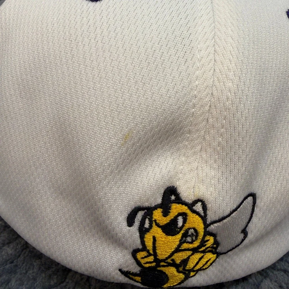 Richardson PTS40 Baseball Hat White Purple Hornet Mascot Cap LG-XL